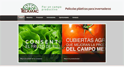 Desktop Screenshot of agrotecamac.com