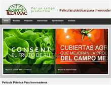 Tablet Screenshot of agrotecamac.com